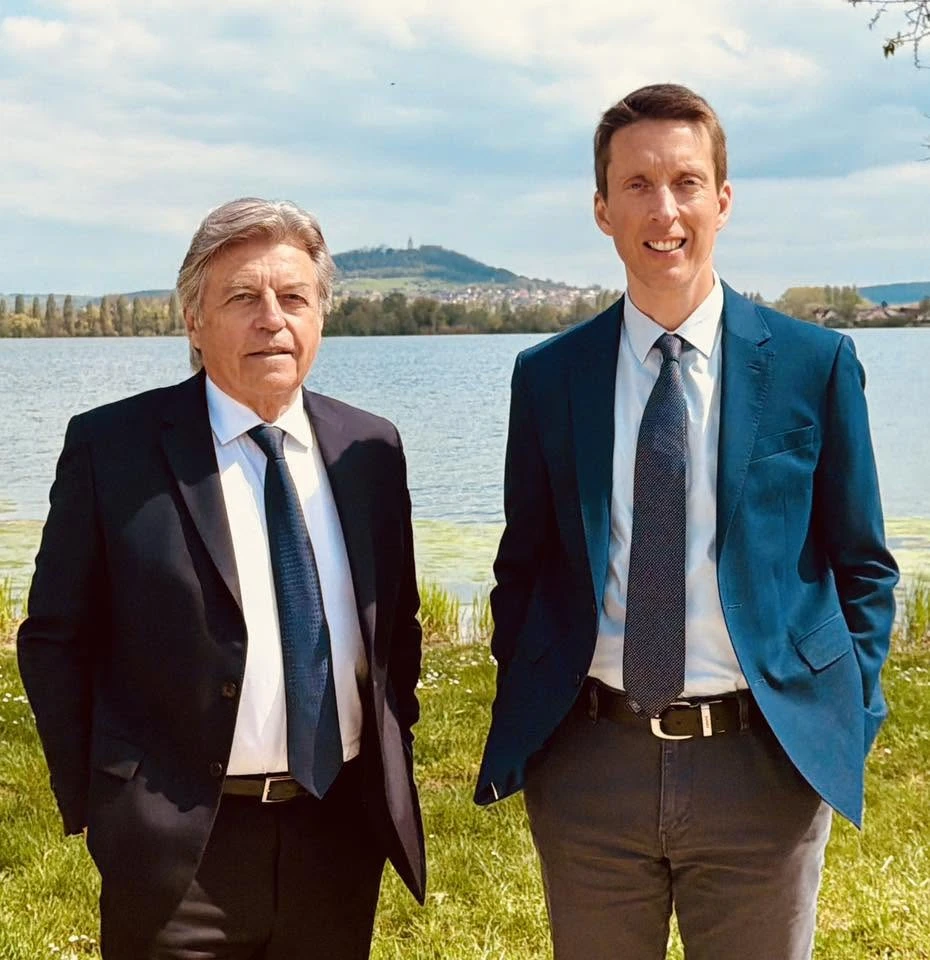 Dimitri Doussot lors du lancement de sa campagne sénatoriale