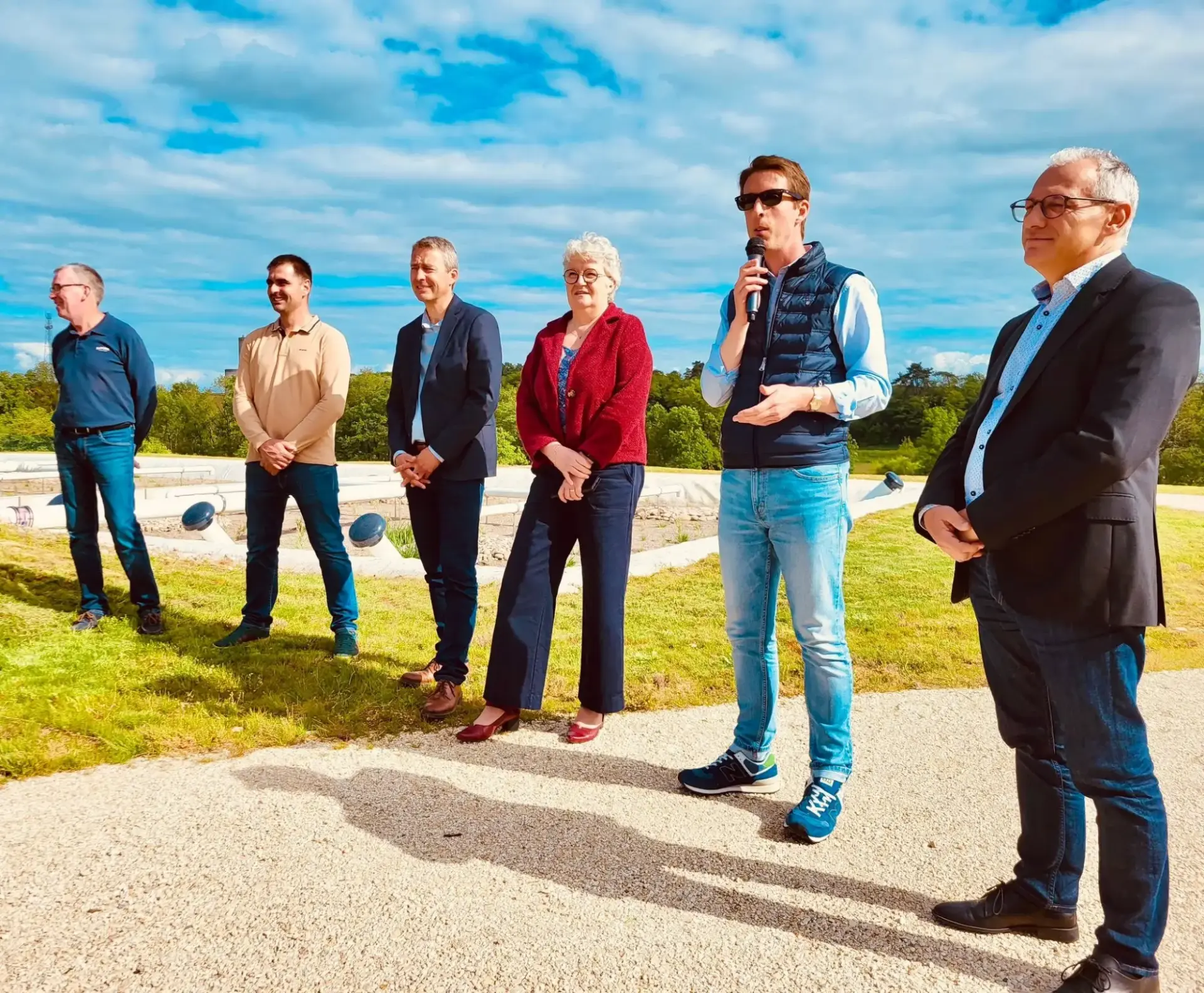Inauguration du nouvel assainissement collectif de Vauconcourt-Nervezain
